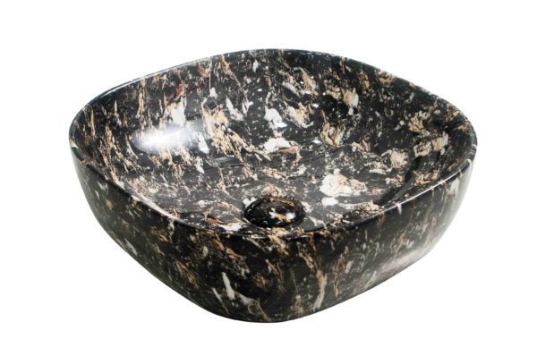 MARQUIS Dark Marbling Counter Top Wash Basin, C70070