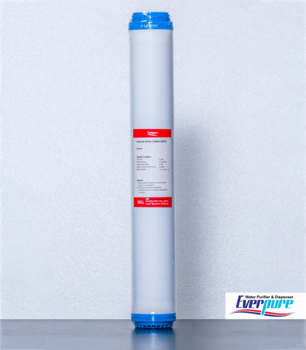 Granular Active  Carbon (GAC) Cartridge 2 end 20”