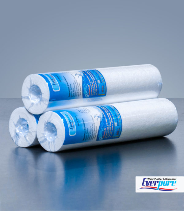1 Micron PP Fiber Filter Cartridge 2 end 10"