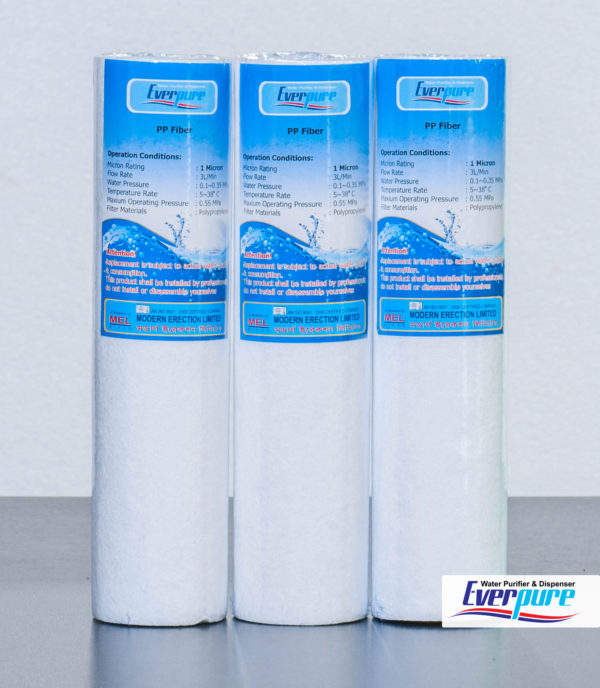 1 Micron PP Fiber Filter Cartridge 2 end 10" - Image 3