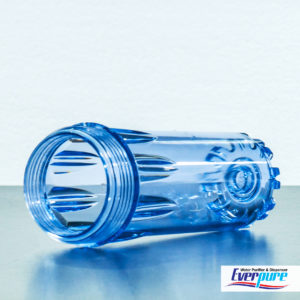 10″ Clear Housing 1/4″ Port C/W 0-ring