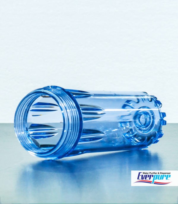 10" Clear Housing 1/4" Port C/W 0-ring