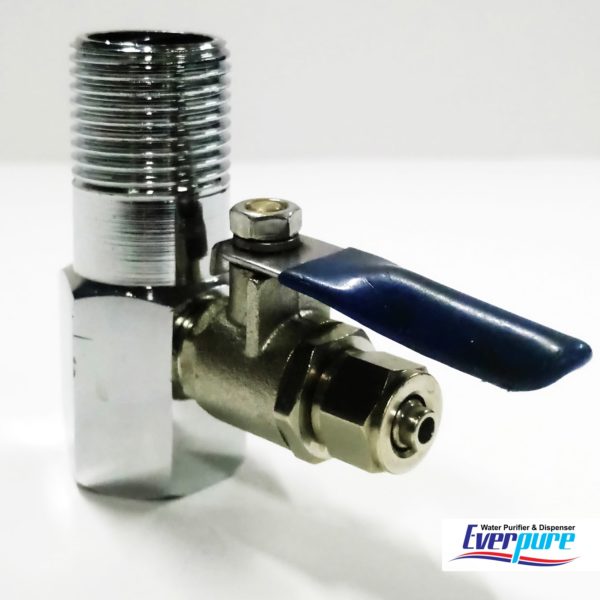 T-Valve 3-way Socket 1/2" x 1/2" x 1/4" & 1/4" c/w Coupling Nut