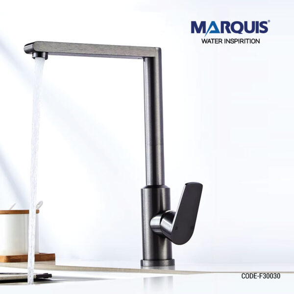 MARQUIS Matte Black Sink Mixer, F30030 - Image 2