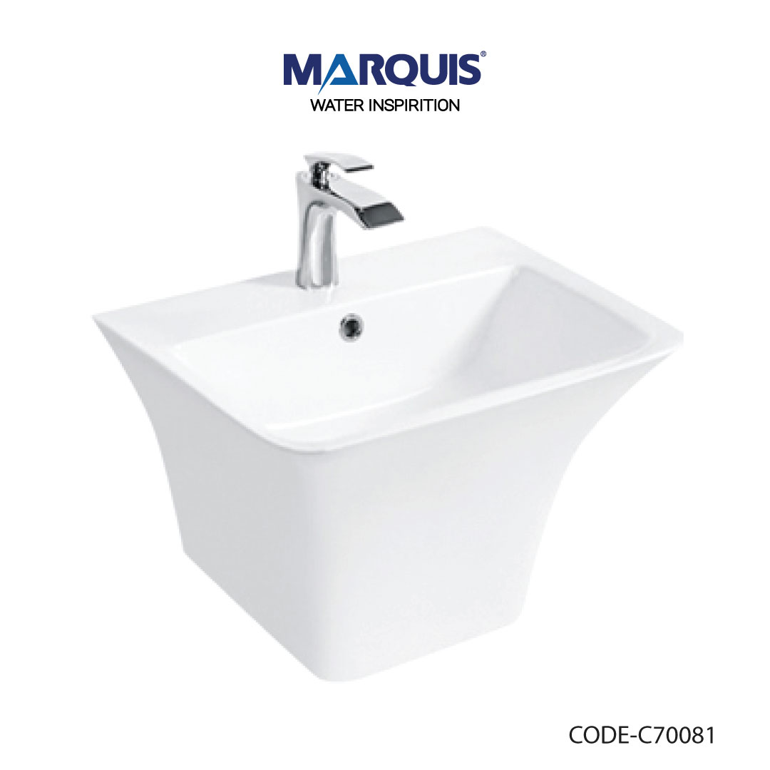 MARQUIS Wall-Mounted Basin, C70081, Marquis wall mounted basin price, Marquis wall mounted basin review, Marquis wall mounted basin bathroom, Marquis wall mounted basin installation, Sink Mixer Tap Price, Sink Mixer price in Bangladesh