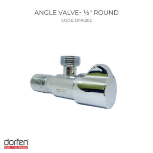 DORFEN Angle Valve 0.5-inch Rounded Shape, DFA1201