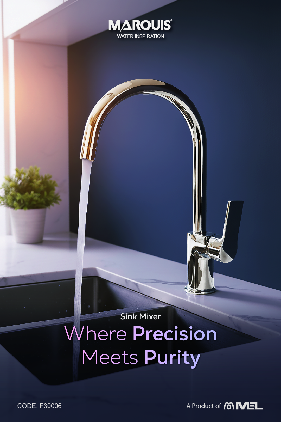 MARQUIS Sink Mixer, F30006