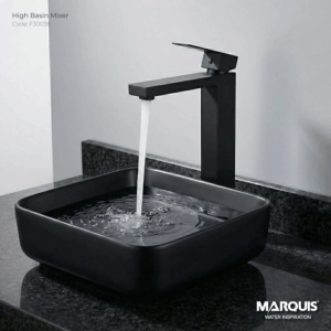 MARQUIS Black Finish High Basin Mixer, F30038