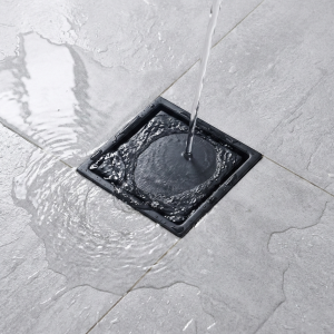 MARQUIS Black Finish SS Floor Drain 5″, A18052