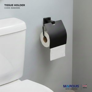 MARQUIS Black Tissue Holder, BA60006