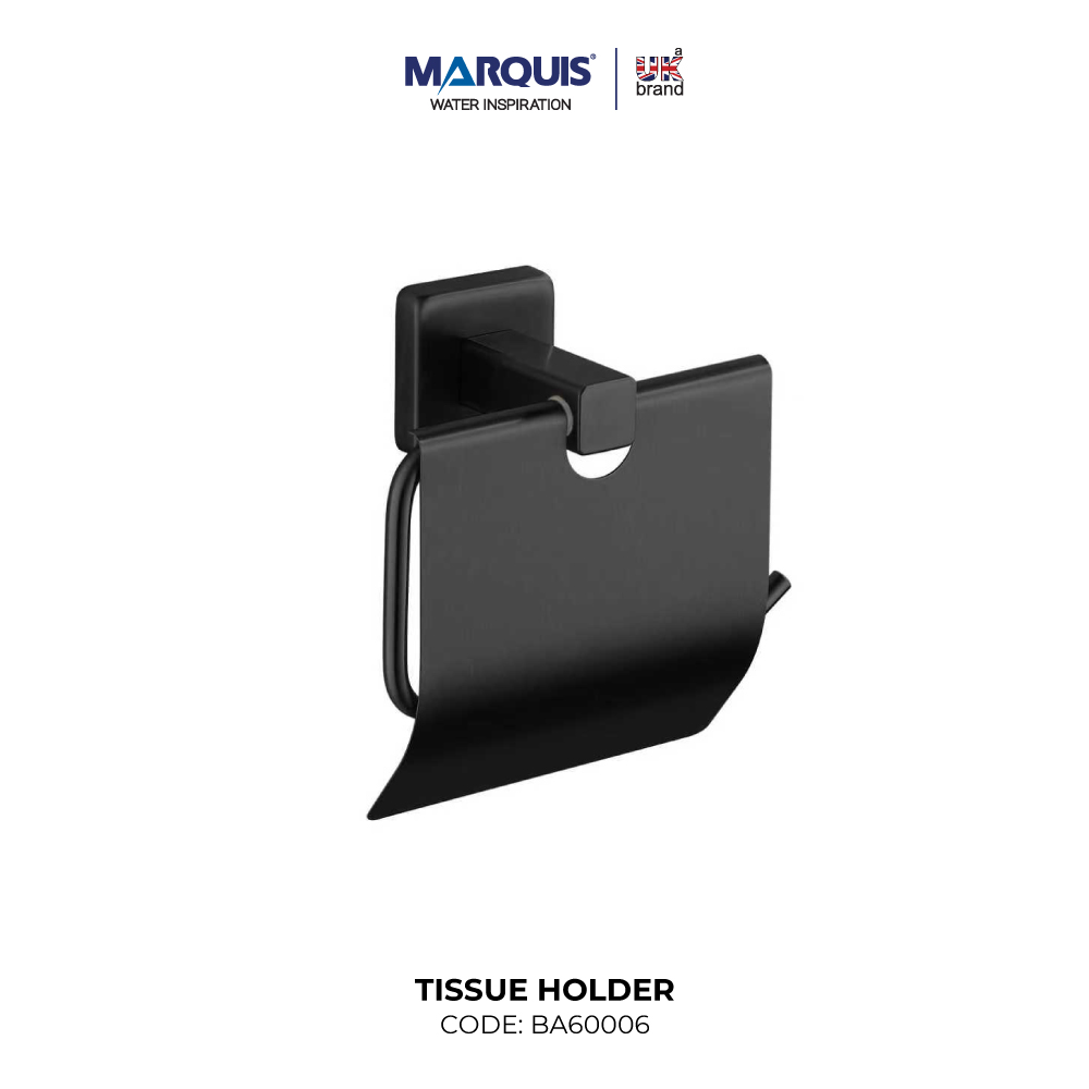 MARQUIS Black Tissue Holder, BA60006