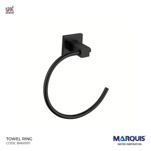 MARQUIS Black Towel Ring, BA60010