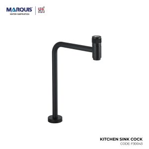 MARQUIS Black Sink Cock, F30043