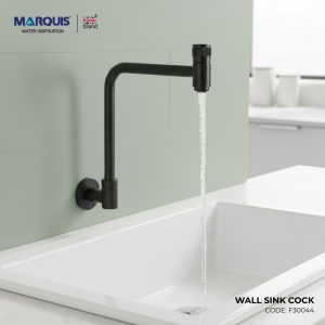 MARQUIS Black Wall Sink Cock, F30044
