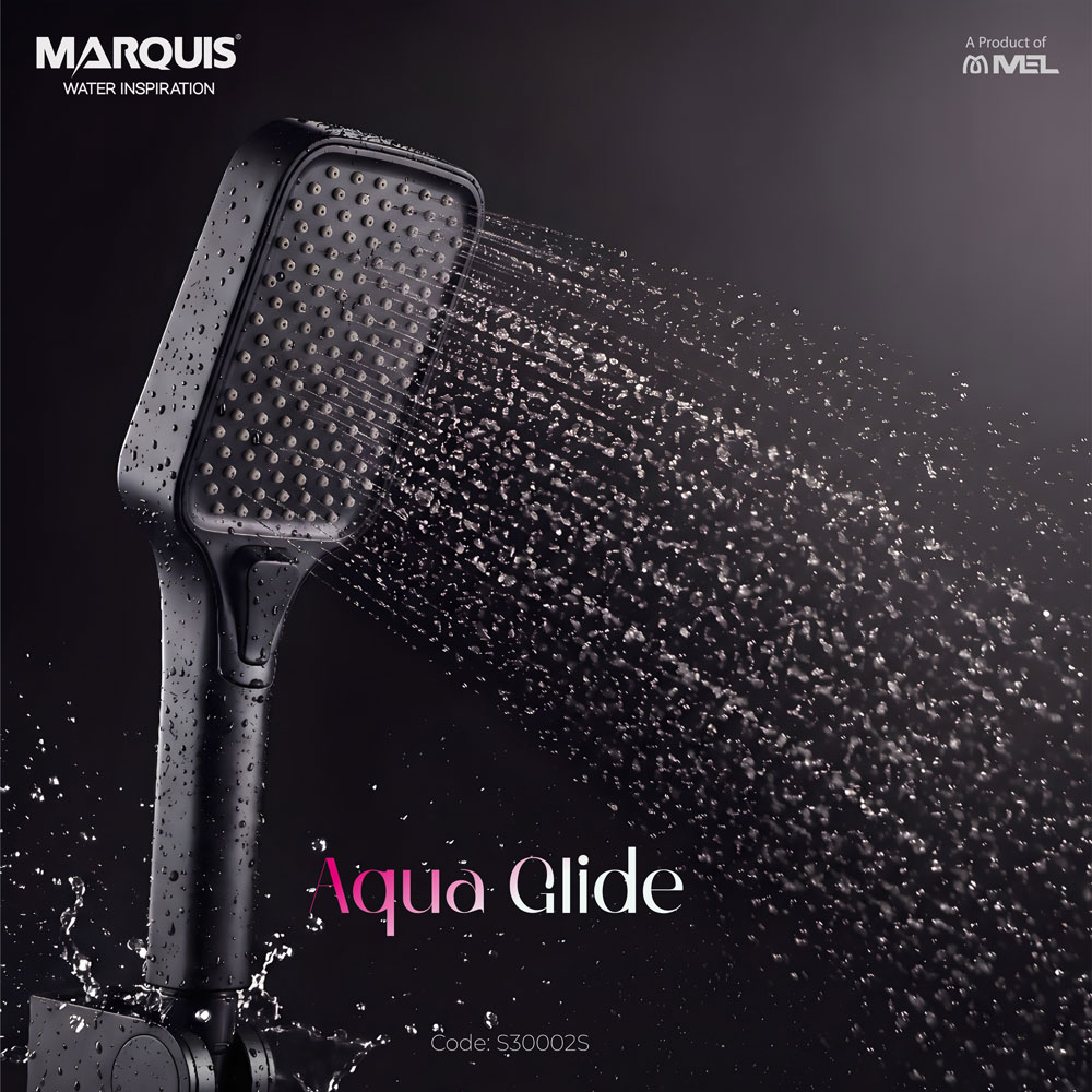 MARQUIS Black Hand Shower Set (3 Functions), S30002S